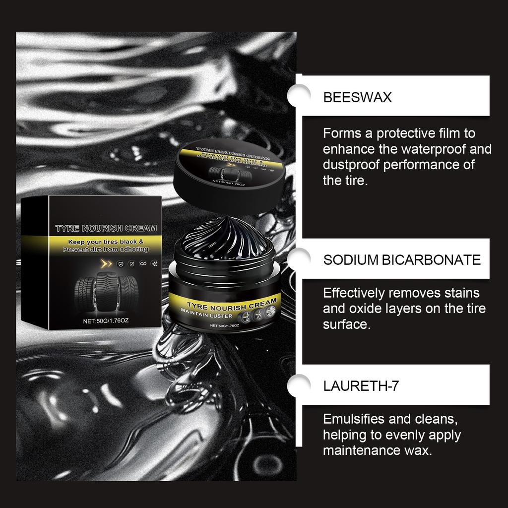Car Tire Retreading Wax Long Lasting Against Dirt, Aging, And Dust; Polishing Wheel Retreading Wax.