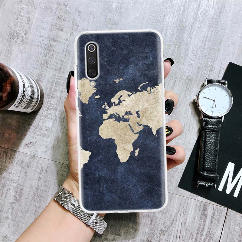 

Africa Map Geography Painted Phone Case For Xiaomi Redmi Note 15 14 13 12S 12 Pro Plus 11S 11E 11 11T 10S 10 Art Soft Pattern Co Redmi Note 11T 5G
