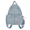 Handbag Nylon Backpack Korean Style Shoulders Bag Cute Bow Backpack  Office Worker