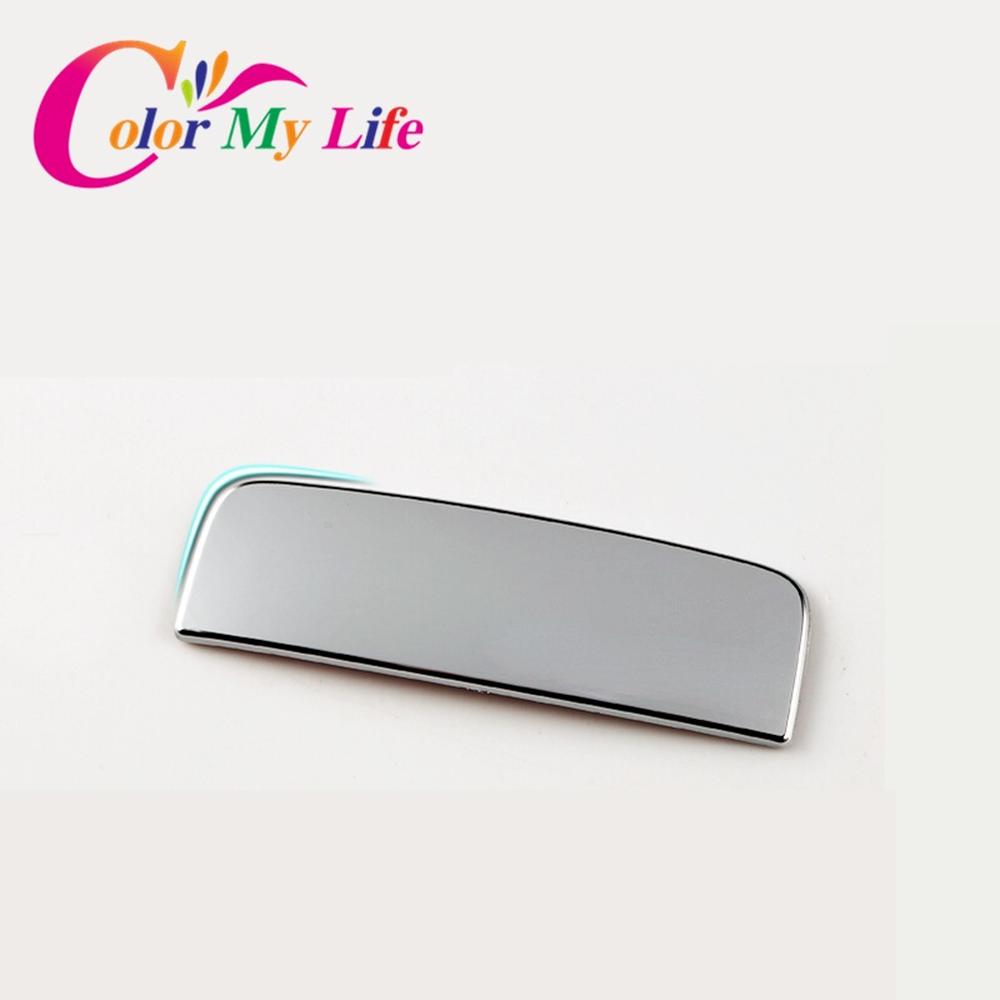 1Piece ABS Glove Box Handle Cover Chrome Glovebox Handle Trim Sticker for Hyundai Verna Solaris 2012 2013 2014 2015