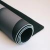 Stitched Edges Gaming Mouse Pad Black Grey Wave Ergonomic Mouse Mat  Office Desk Use