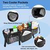 Double Stroller Organizer - Double Stroller Caddy Organizer Compatible with Bob Double Stroller Double Jogging Stroller Accessories with Cooler