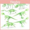 Classic Glow In The Dark Dinosaur Fossil Models Including T-rex Triceratops Plesiosaur And More