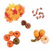 50Pcs Artificial Pumpkins Autumn decoration set, Halloween Mini Fake Pumpkins