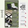 Extra Thick Outdoor Moon Chair: Portable Recliner & Fishing Stool