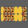 Sunflower Waterproof Nail Art Stickers - Full Cover Floral Series (YMY2414-2428)