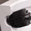 Toilet Brush and Holder, High-Density Nylon Brush Toilet Bowl Brush Set with Ergonomic Long Handle, Modern Bathroom