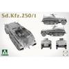 Takom 1/35 Sd.Kfz.250/1 Light Armored Personnel Carrier Plastic Model TKO2184