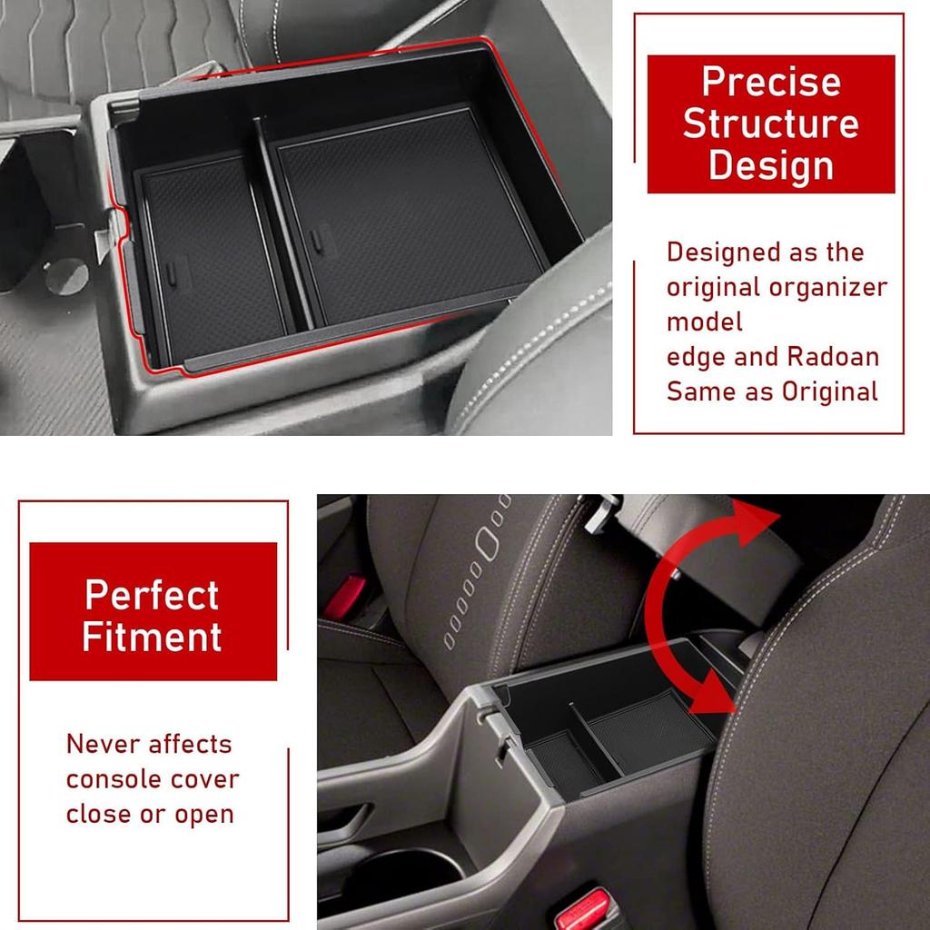 TTCR-II Compatible With Kia Sportage Center Console Organizer  2024 2025 2026, For Sportage NQ5 Console Organizer Tray EX/LX/SX/X-Line  2024 2025