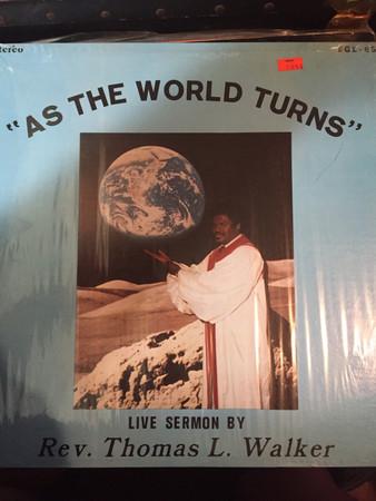 

LP Record REV. THOMAS L. WALKER - As The World Turns EGL657 Atlanta Interna US Soul/Funk