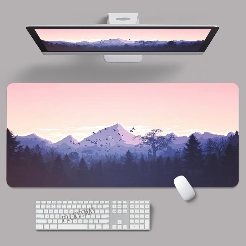 Mouse Pads Design Forest Firewatch Gaming Mousepads Xcm Large Mousepad Gamer Rubber Mat Company Desk Pad Design For Gift
