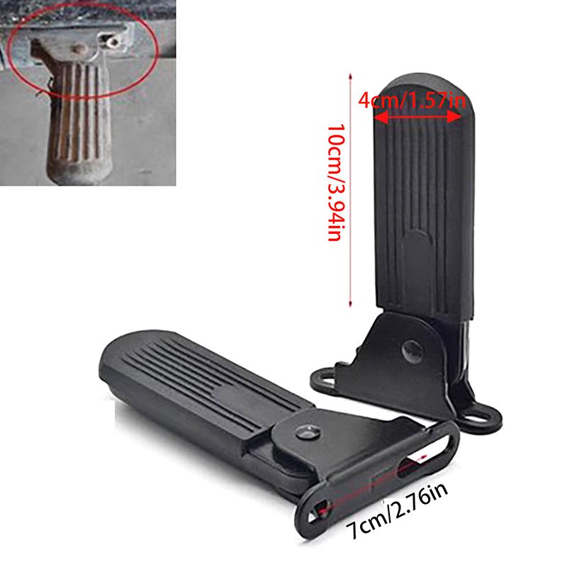 1 Pair Helpful Stable Seats Treadle Anti-Rust Universal Bike Rear Pedals Plastic Convenient Bicycle Rear Seat Pedal Folding Bike
