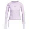 Story Síťované tričko s kulatým výstřihem, slim fit, s dlouhým rukávem, dámské topy KB7608