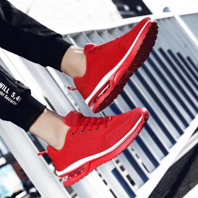 Men's Running Shoes Plus Size 47 Breathable Man Sports Sneakers Lace Up Comfort Casual Walking Shoes Athletic Training Footwear