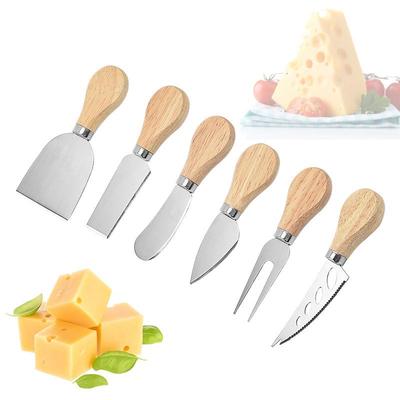 Juego de Cuchillos para Queso y Mantequilla de Acero Inoxidable: Juego de 3 piezas de cuchillo y tenedor para queso, Juego de 4 piezas de cuchillo y tenedor para queso
