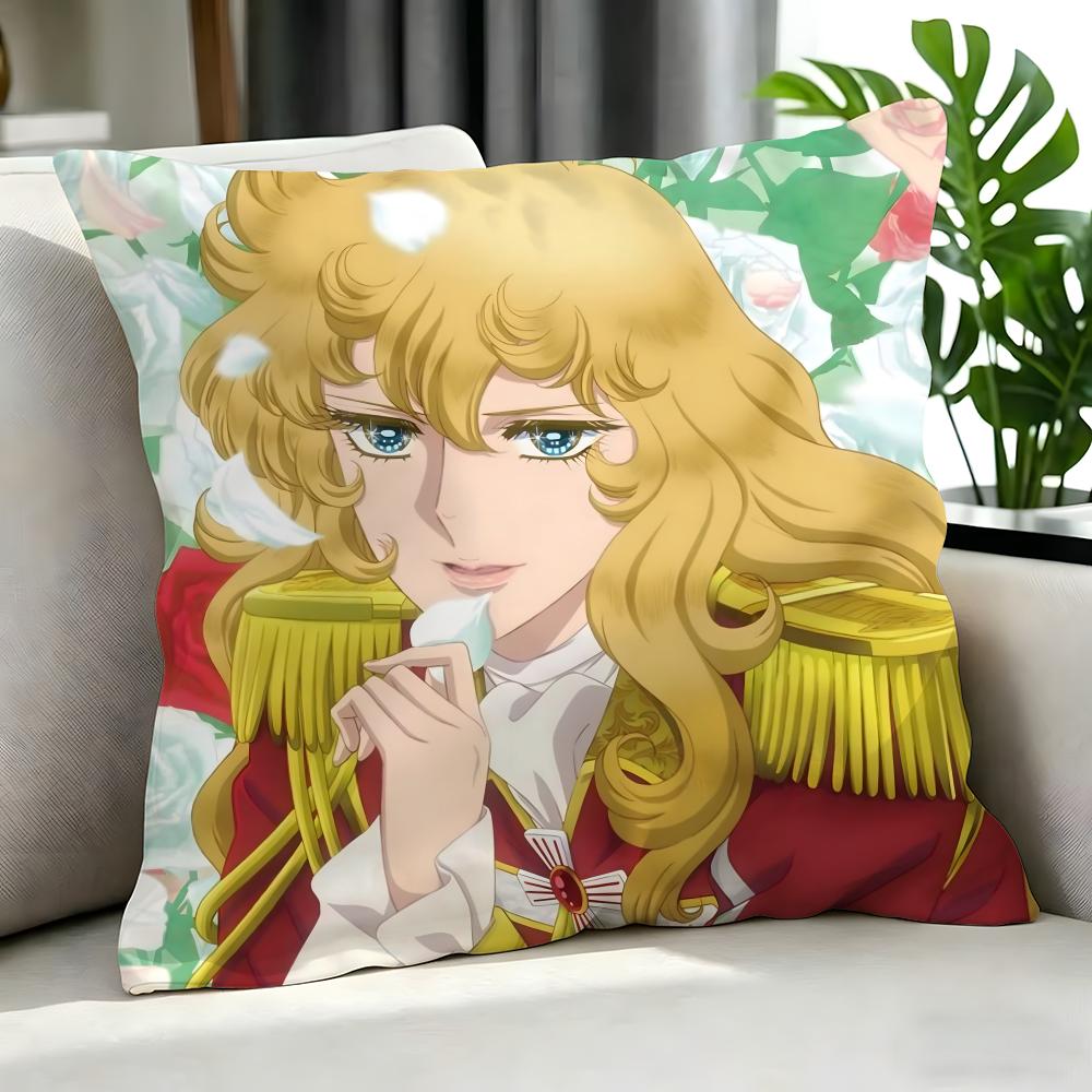 Anime RRose of Versaille Cushion Cover Cushion Cover Set Pcs x x x Pillowcase Decorative Sofa Home Decor