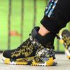 Fashion Men Work Safety Boots Anti-smash Work Sneakers High Top Safety Shoes Men Indestructible Work Boots