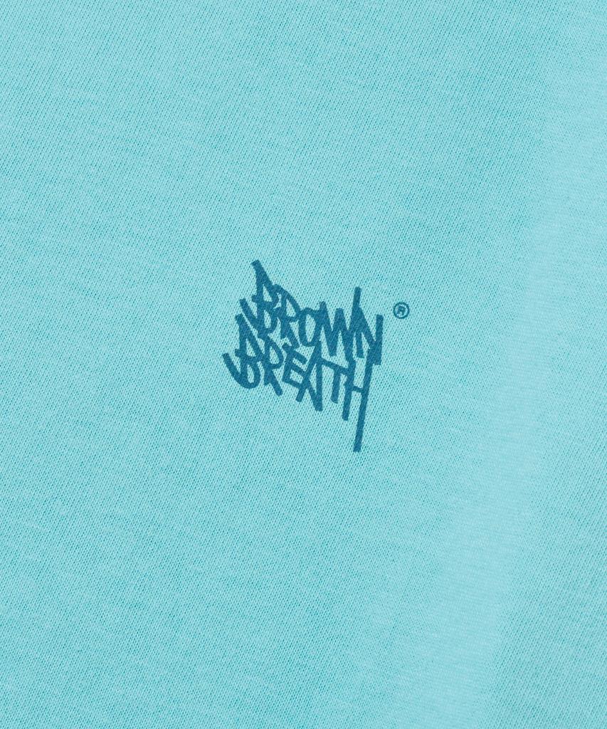 BROWNBREATH W Tag Crop Tee - Mint