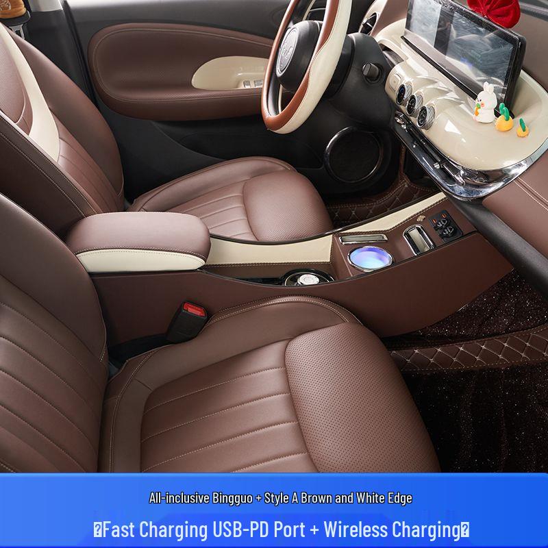Armrest Storage Box for Wuling Bingo Electric Vehicle Interior Modification