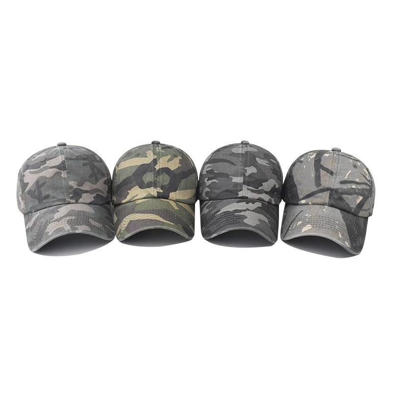 Unisex Camo Baseball Cap Outdoor Hiking Camping Sun Protection Adjustable Tactical Style Hat