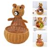 Multifunctional Kitchen Storage Basket Plastic Construction Imitation Rattan Woven Organizers For Fruits Snacks Display