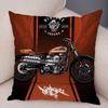 Super Soft Plush Cushion Cover 45x45cm Cartoon Motorcycle Pillowcase Decor Car Printed Pillow Case for Home Sofa Children Room