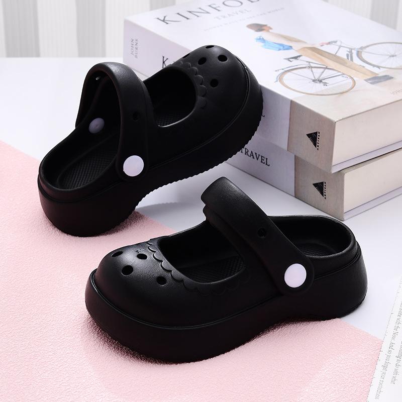 Kids Comfortable Summer Eva Mary Jane Sandals Nonslip Princess Beach Shoes Girls For