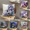 1pc KOS-MOS Anime Characters Pillow Case Fashion Square Pillowcase Bedroom Sofa Room Ins Decoration Leisure