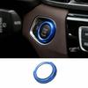 Blue Aluminum Ignition Switch Start Button Ring Trim For BMW X3 G01 X4 2018-
