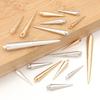 50-200pcs/lot Cone Charms Pendants Plastics CCB Rivet Spike Beads Charms For Women Man Hoop Earring Necklace Jewelry Making