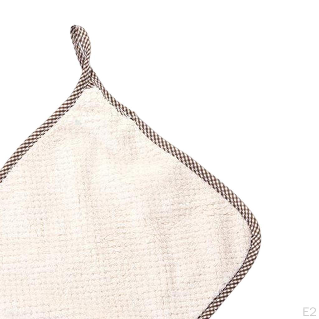 2PCS Absorbent Microfiber Kitchen Cloth Dish Cleaning Towel