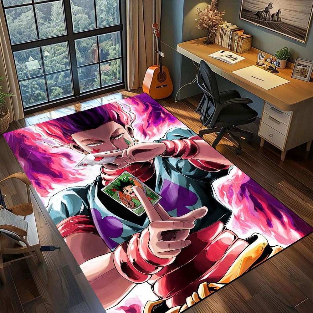 Hunter Anime Character Carpet for Living Room Bedroom Home Decor Cool Movie Mat Play Floor Mat