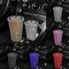 New Bling Rhinestone Fashion Drink Cup with Lid & Straw, 550ml