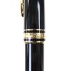 Great MONTBLANC fountain pen Meisterstück Classic white star black 14K mens Used