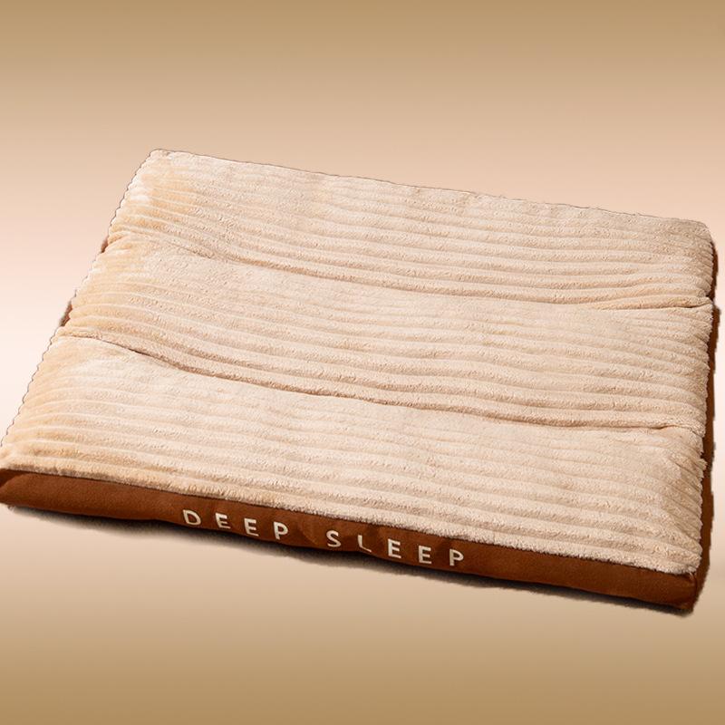 Hundebett Cordmatte Katzenbetten für kleine mittelgroße und große Hunde Abnehmbar zum Reinigen Welpen Weiches Claming Hundebetten Haustierbett