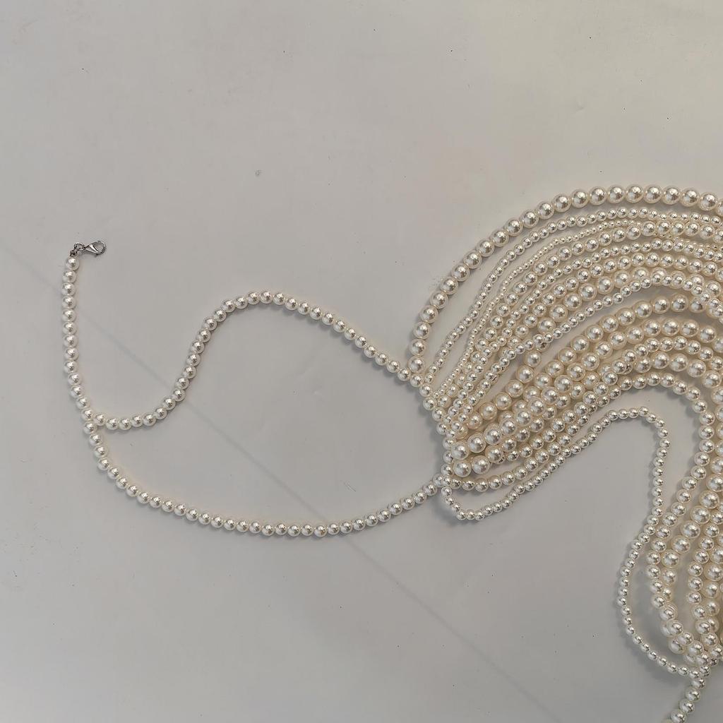 Beaded Body Chain Bra Jewelry Beach Accessories Chest Bikini for Carnival
