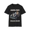 Unisex Soft Style T-Shirt. Crime Pays - Willie Colon