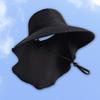 50+ UPF Sun Protection Hat Foldable Women Bucket Hats Trendy Wide Brim Sun Hat  Safari Cap