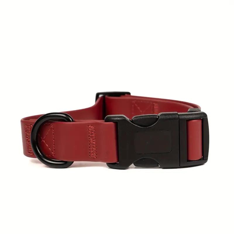 Dog Collar, Waterproof Plastic PVC Rubber WashableOutdoor Puppy Collars Durable Adjustable for Small Medium Large Dogs