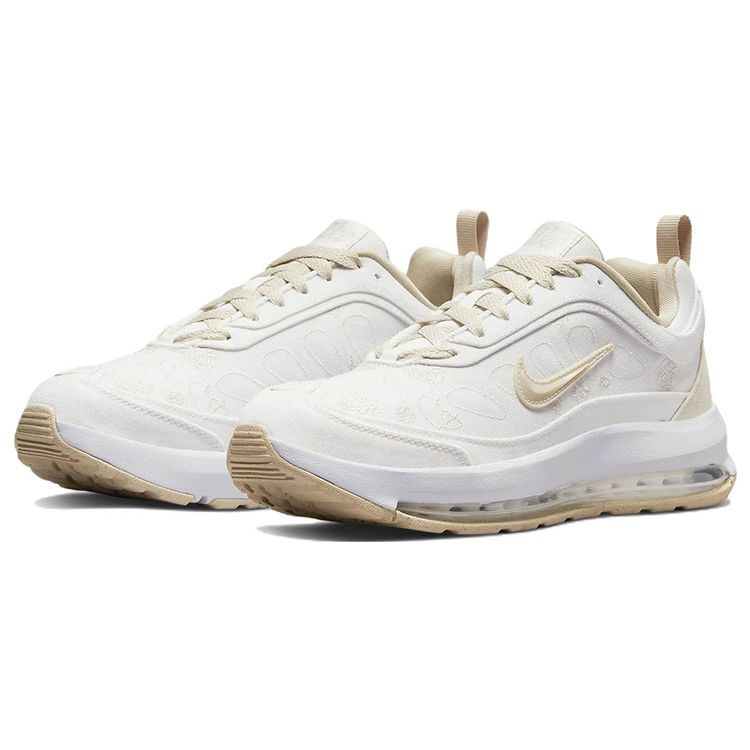 Nike Air Max AP Fashion Trend Fabric Shock Absorption Wear-Resistant Breathable Low-Top Running Shoes Women Sneaker Platinum DQ5023-121
