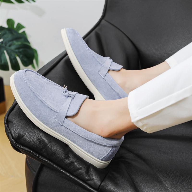 2025 New Men's Slip On Loafers Lightweight Breathable Flats Non Slip Comfort Tassels Fashion Daily Casual Outdoor Walking Shoes