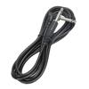 Noise Shielded Guitar Instrument Cable Straight To Right-Angled Guitar Cord  Ukulele Bass