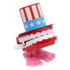 5Pcs Children Gifts Tooth Shape Mini Clockwork Jumping Toy Funny Cute Jump Teeth Denture Educational Toys Spring Wind Up Toy