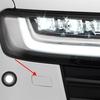 1x White Left/Right Headlight Washer Cap Headlamp Nozzle Cover Fit For Toyota Land Cruiser Prado LC200 2008-2021 LC300 2022-2024