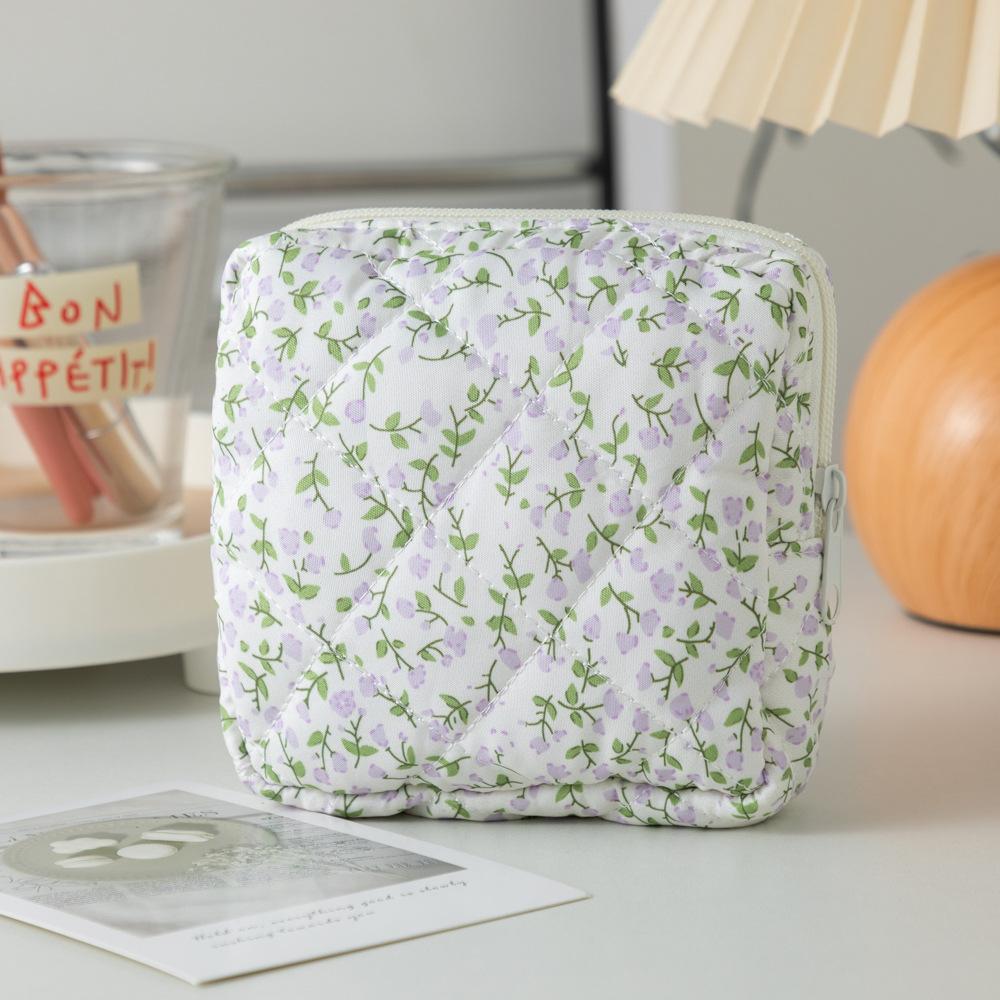 Cute Fresh Multi-pattern Tampon Pack Cartoon Cotton Hemp Girl Aunt Napkins Storage Pack Pack for Sanitary Napkins