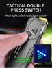 Portable EDC LED Flashlight UV Light Type-C Rechargeable Magnet Torch Work Light with Clip Multifunctional Magnet Lantern