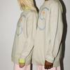 Adidas X Stella McCartney Sweatshirts Unisex Light Yellow Crew Neck Moderate Regular IA7714