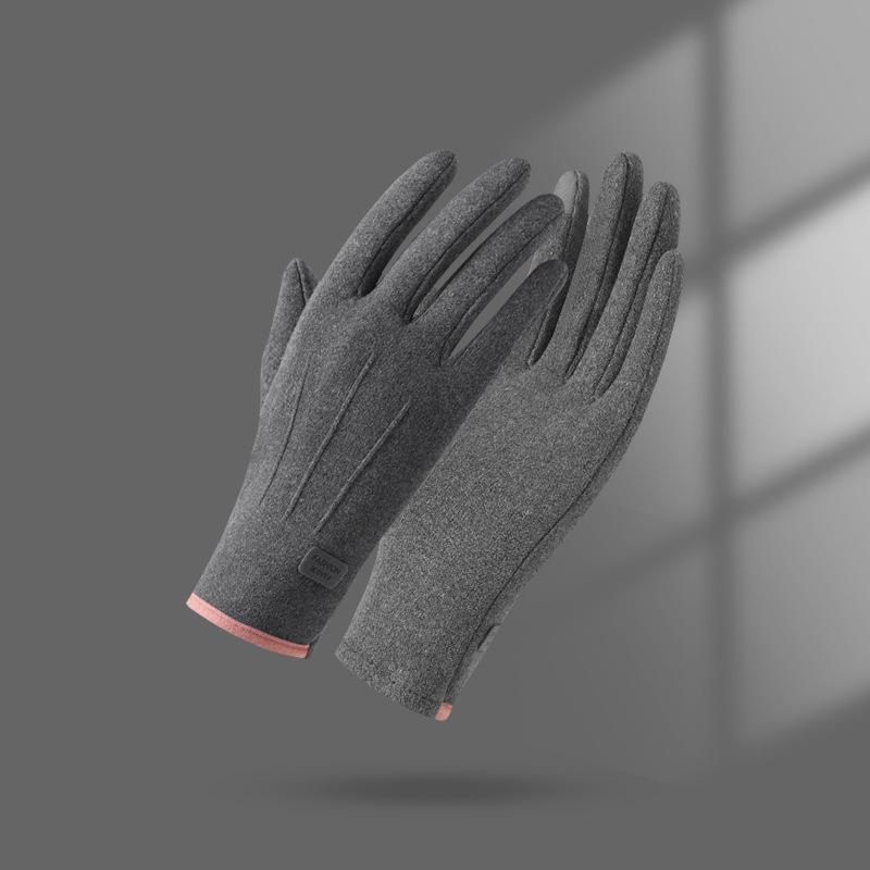 

Зимние теплые перчатки для велоспорта с сенсорным экраном унисекс - с бархатной подкладкой для защиты от холода на открытом воздухе Delong, women s, One Size, three-way серый