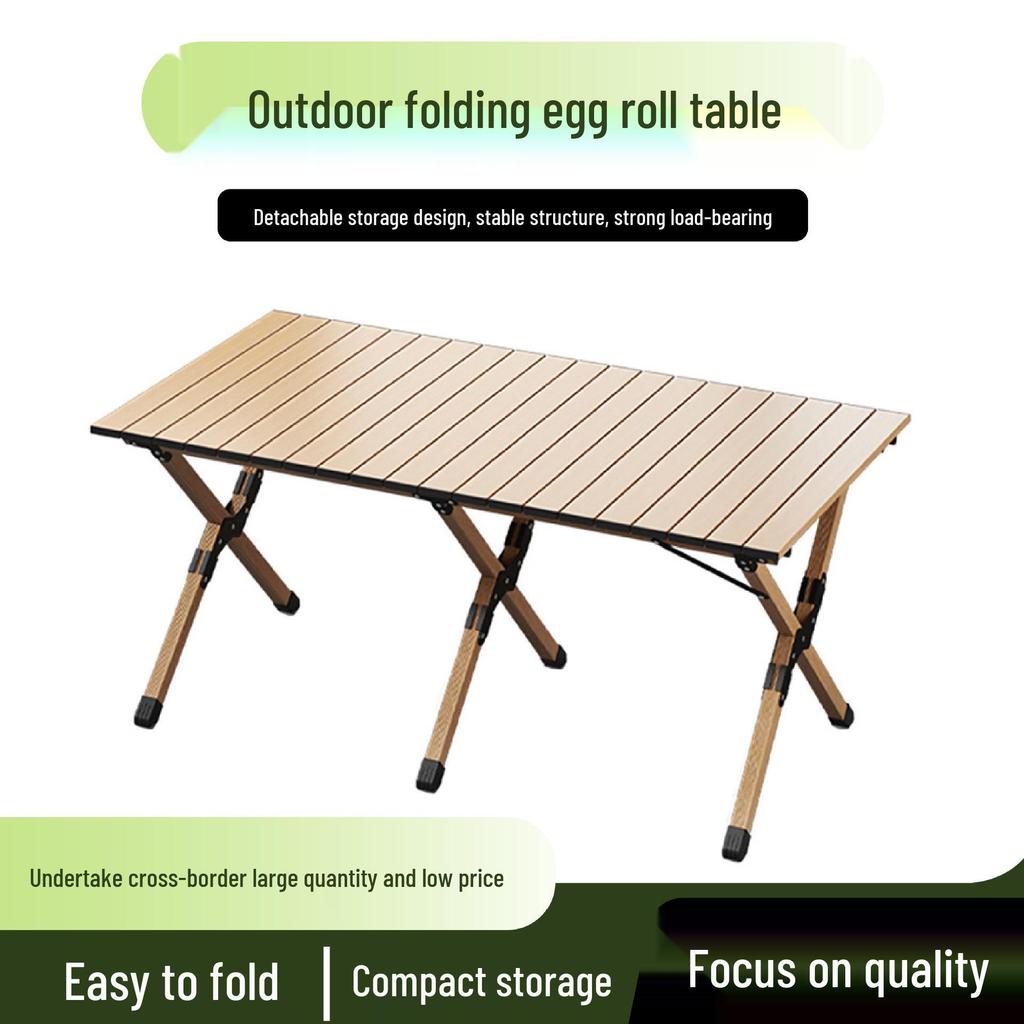 Aluminum Alloy Foldable Outdoor Camping Table & Chair Set