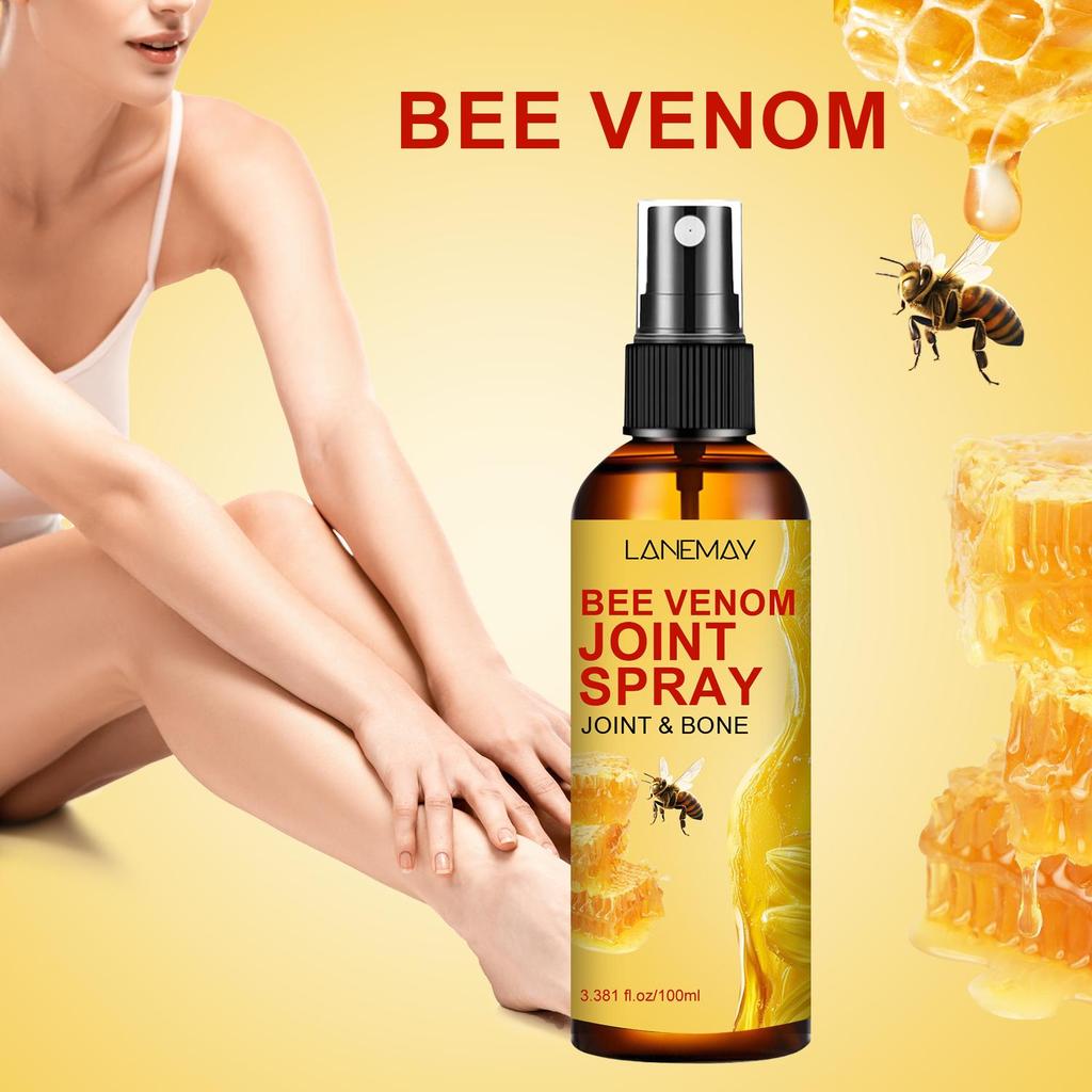 Bee Venom Joint Spray-Smooth Skin-Fastb Absorption-Suitable for All Skin Types, 100ml